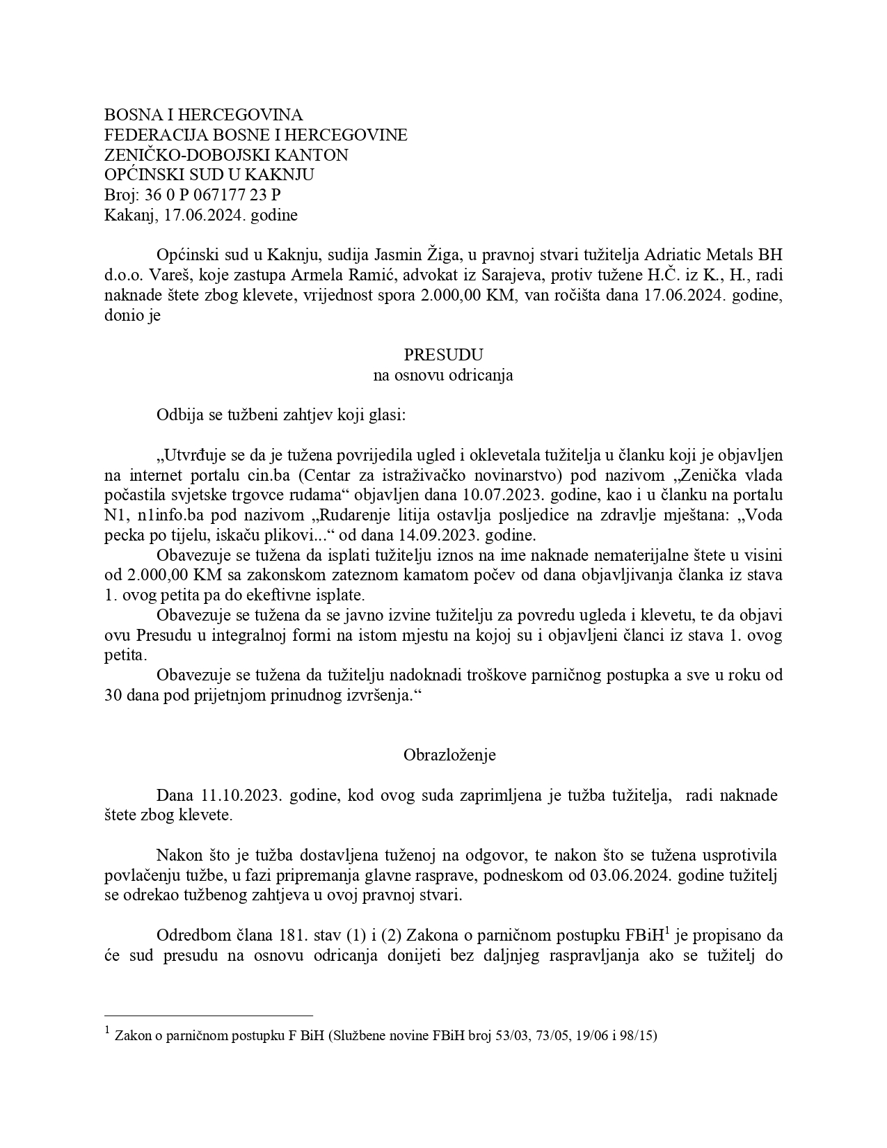 Presuda br. 36 0 P 067177 23 P_page-0001